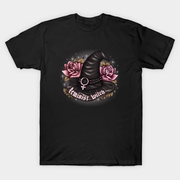 Feminist Witch T-Shirt by chiaraLBart